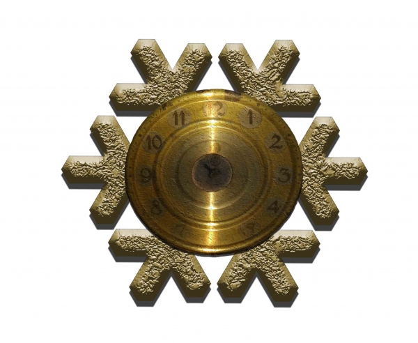 Creation of Old clock in the new frame: Step 5